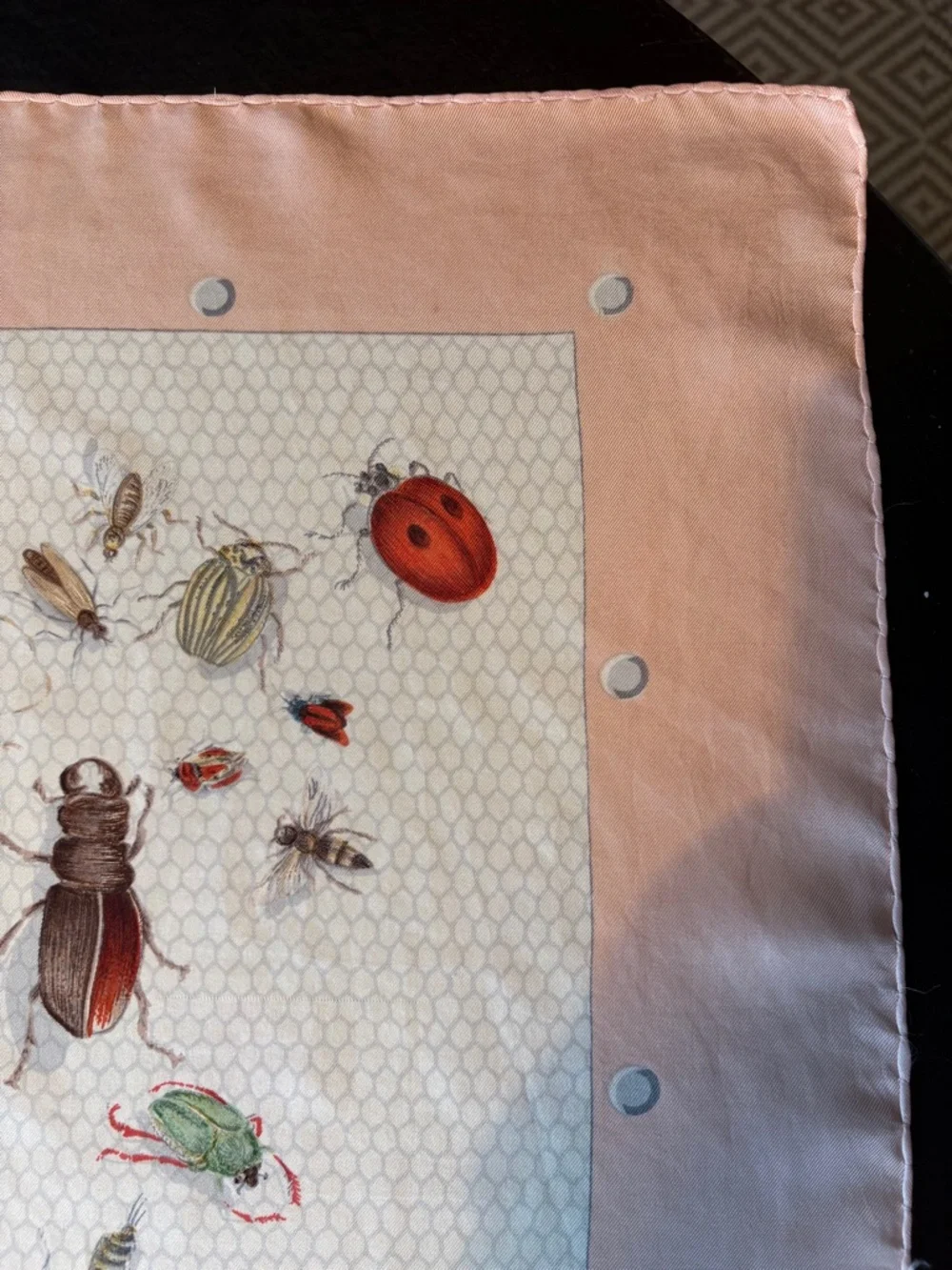 Hermes Les Insectes Silk Scarf